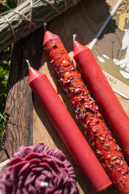 Bylinná svíce Láska & Vášeň