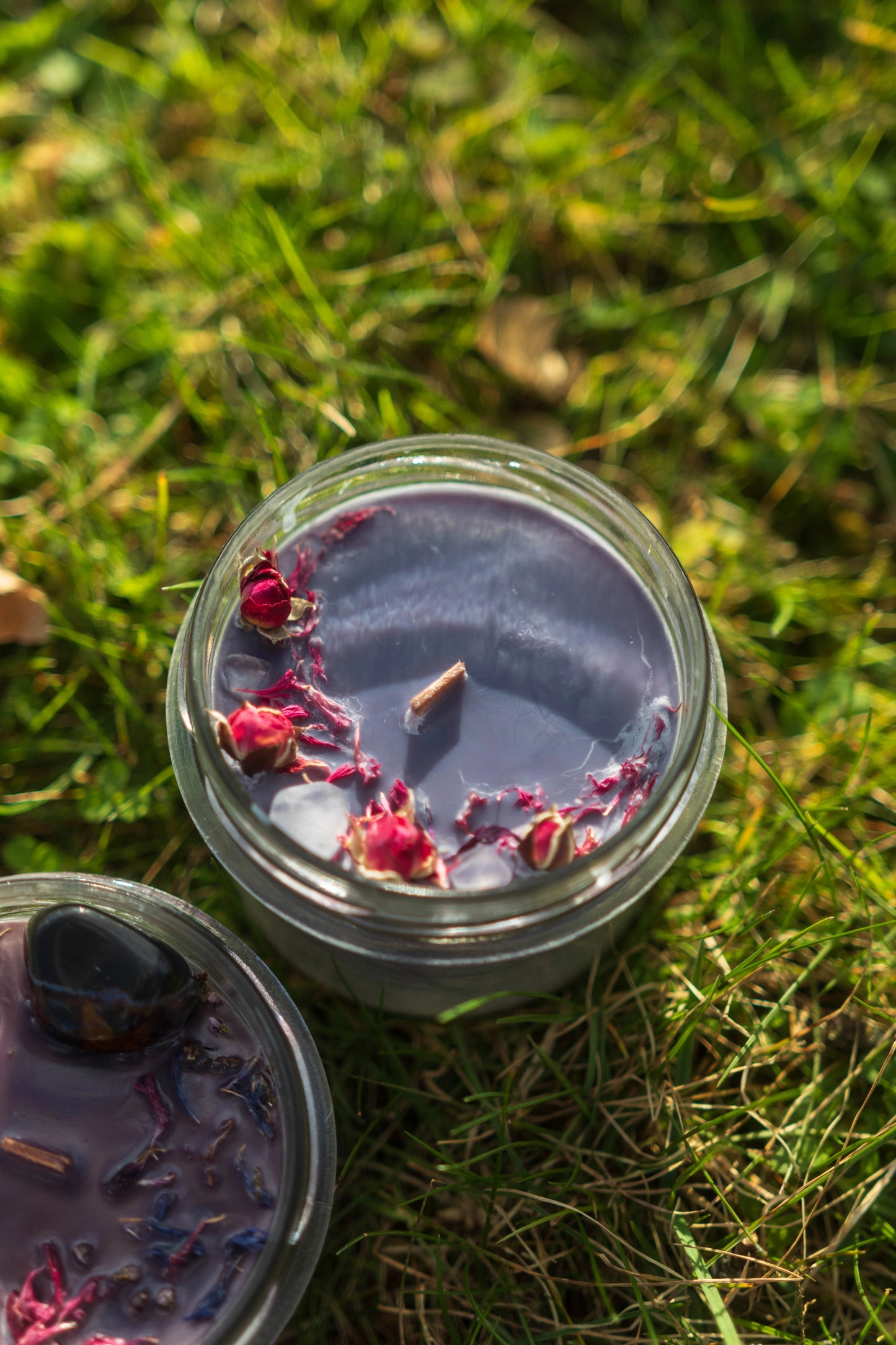 Svíčka ve skle Magie Noci - Palo Santo, Oheň, Borový les