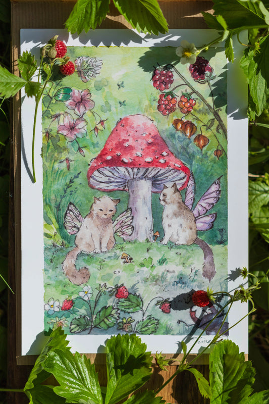 Print A5 Kočičí Víly