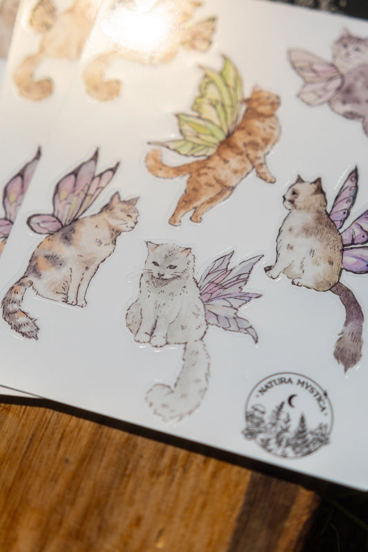 Kočičí Nálepky set A5