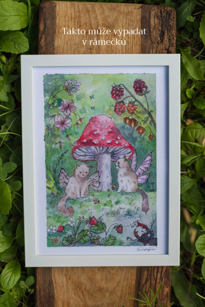 Print A5 Kočičí Víly